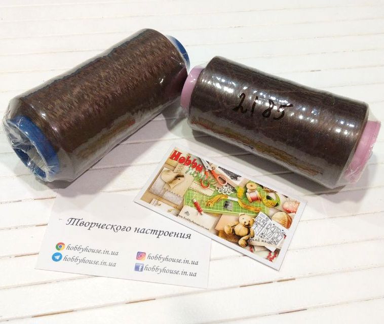 Нитки текстура шоколад, 4000м, арт 2185 - Зображення 2