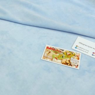 Велюр (бавовна) ніжно-блакитний 180 см арт 2175