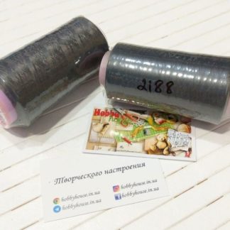 Нитки текстура темно- серый, 4000м, арт 2188