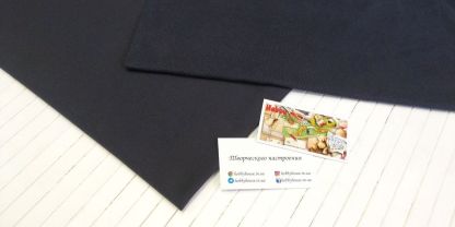 Стрейч-кулір 95/5 графіт пл.190 арт 2216 - Зображення 2