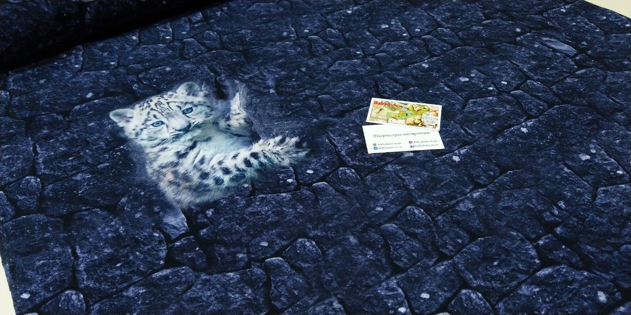 Стрейч-футер 2-нитка "Тигреня" купон 70  см арт. 2254 - Зображення 3