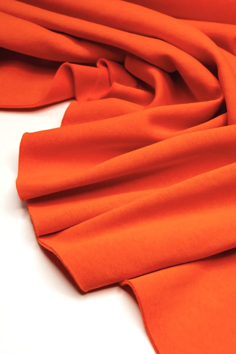 Футер 3-нитка з начісом помаранчевий арт. 2303