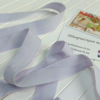 Бейка-резинка матовая светлая сирень 2 см арт. 2321