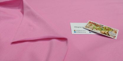 Стрейч-футер 2-нитка розовый хб петля 180 см арт. 2388