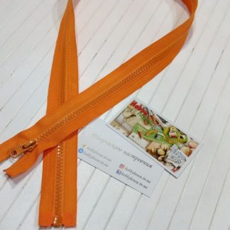 Блискавка трактор оранжевий 80 см арт. 2355