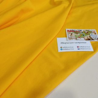 Стрейч-кулір жовтий щ.200 180 см арт. 2423