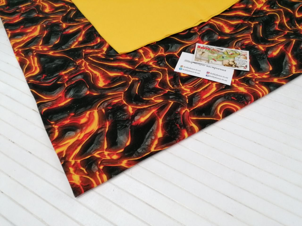 Стрейч-кулір "Лава" 180 см арт. 2490 - Зображення 3