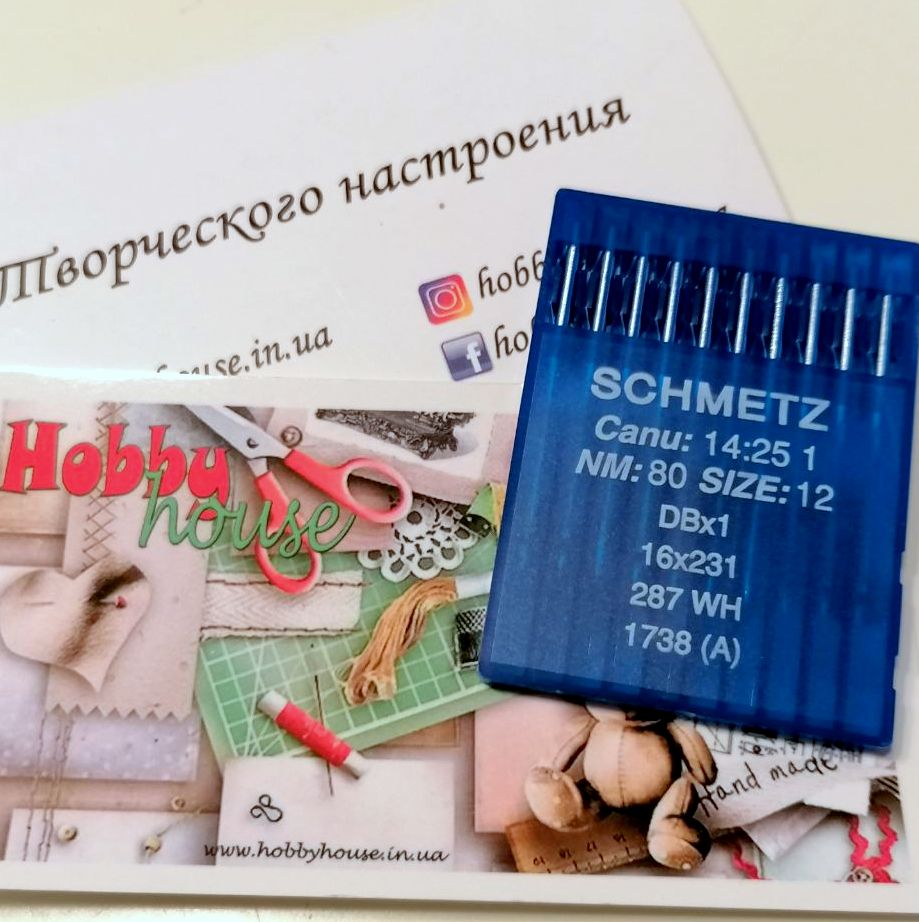 Голка Schmetz промислова DBX1 10*80 тонка колба арт. 2453