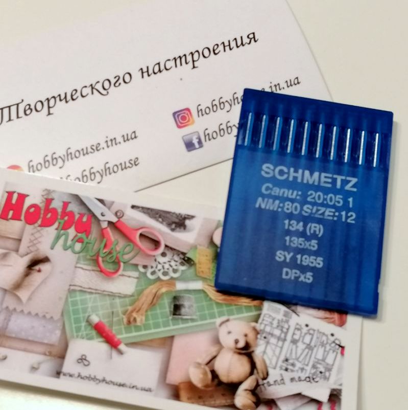 Голка Schmetz промислова DPX5 10*80 товста колба арт. 2455