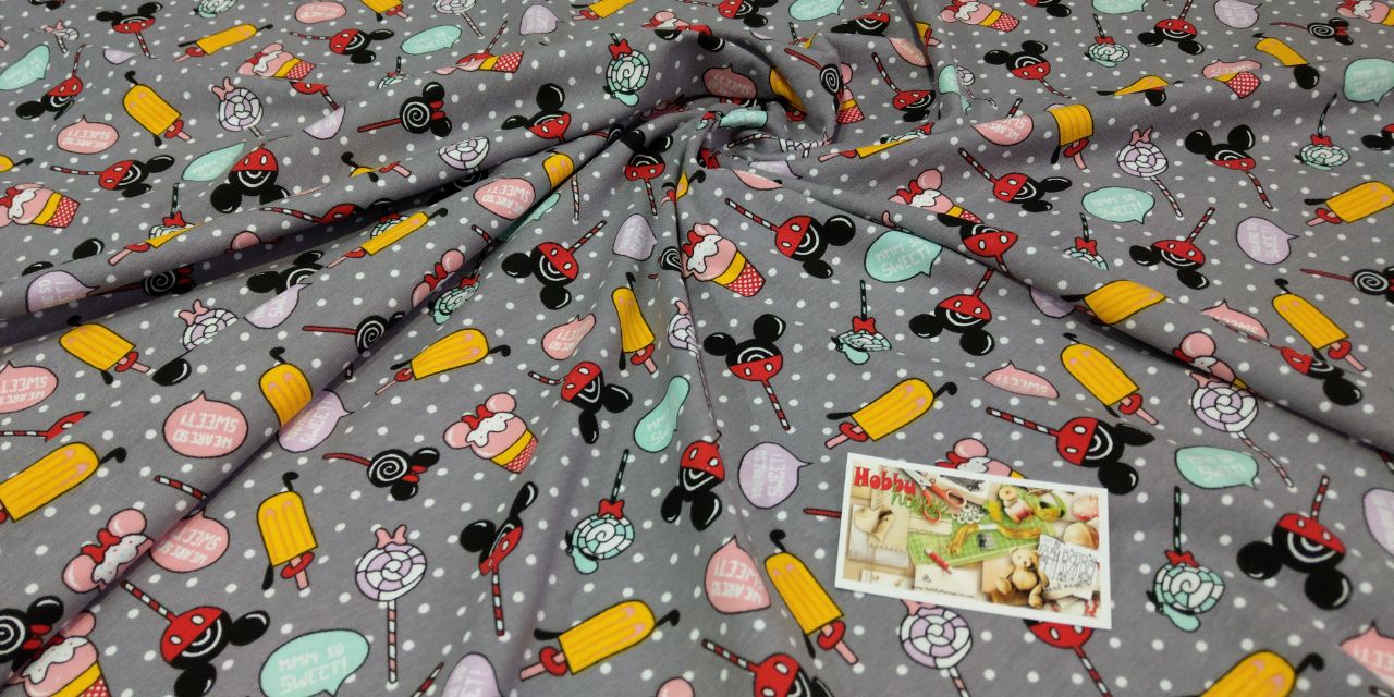 Стрейч-кулір "Льодяники Міккі" арт 2506 - Зображення 2