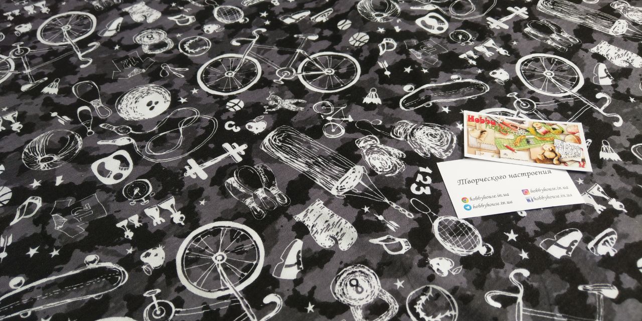 Кулір 100% бавовна "Ретро-веліки" арт2507