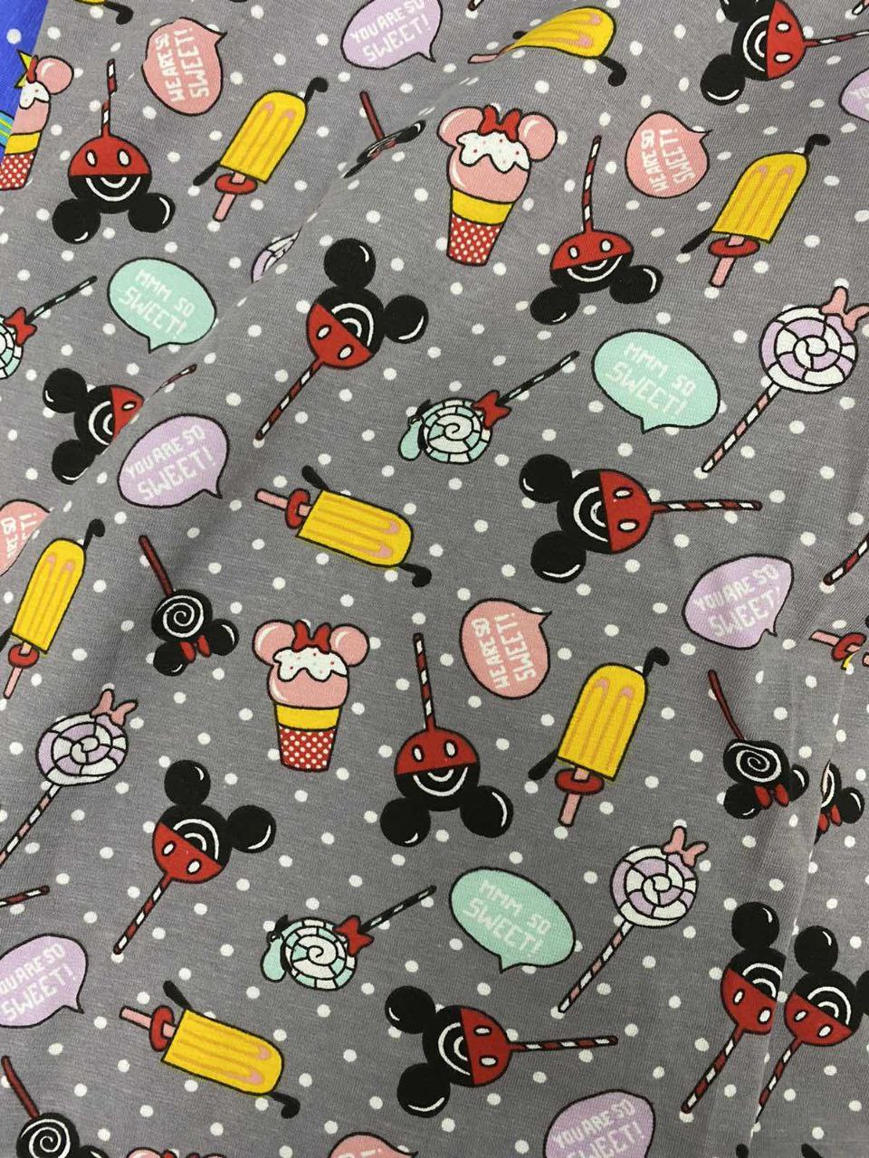 Стрейч-кулір "Льодяники Міккі" арт 2506