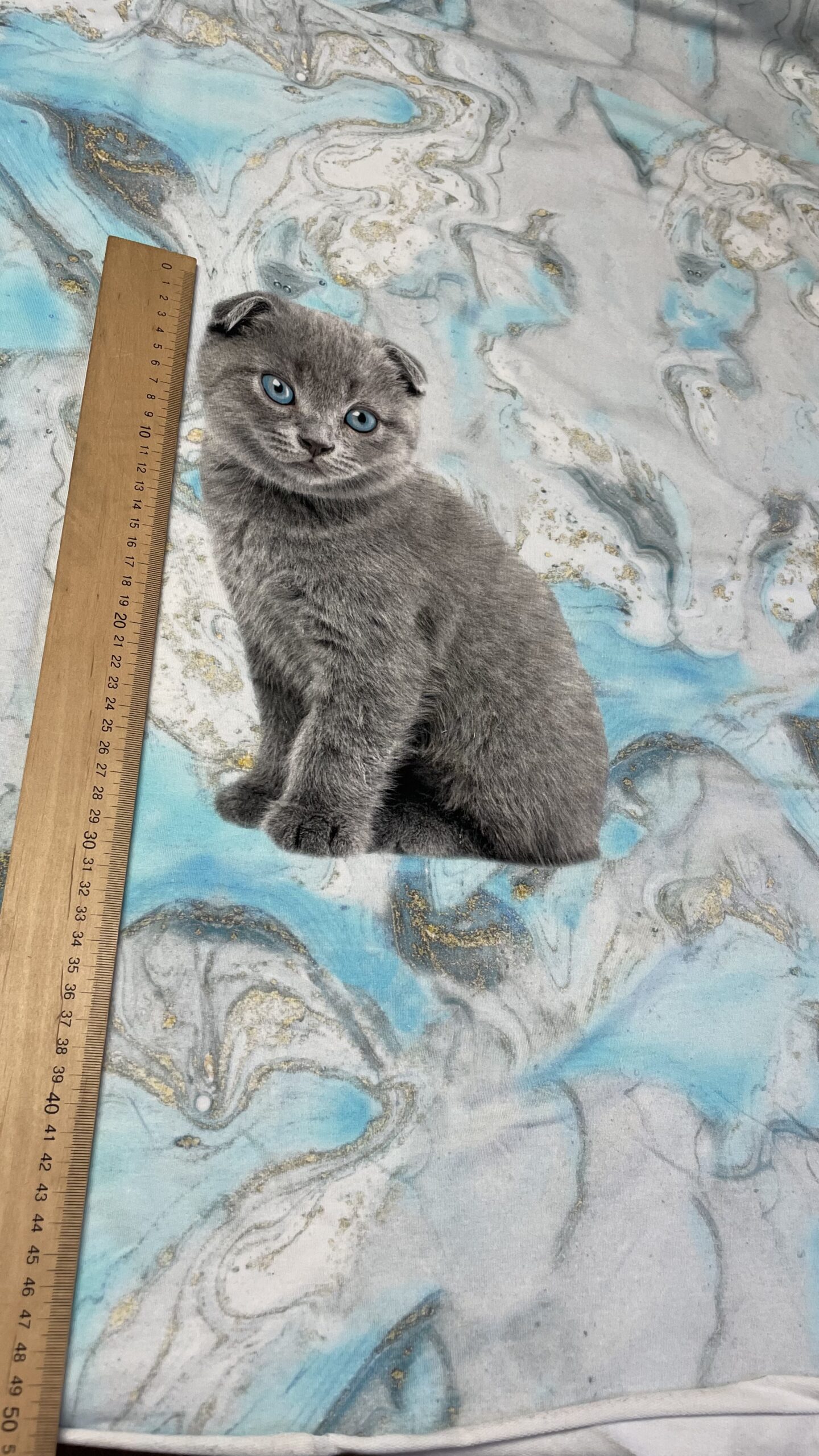 стрейч-футер 2-нитка "Британець" купон 75*180 см арт. 2517 - Зображення 4