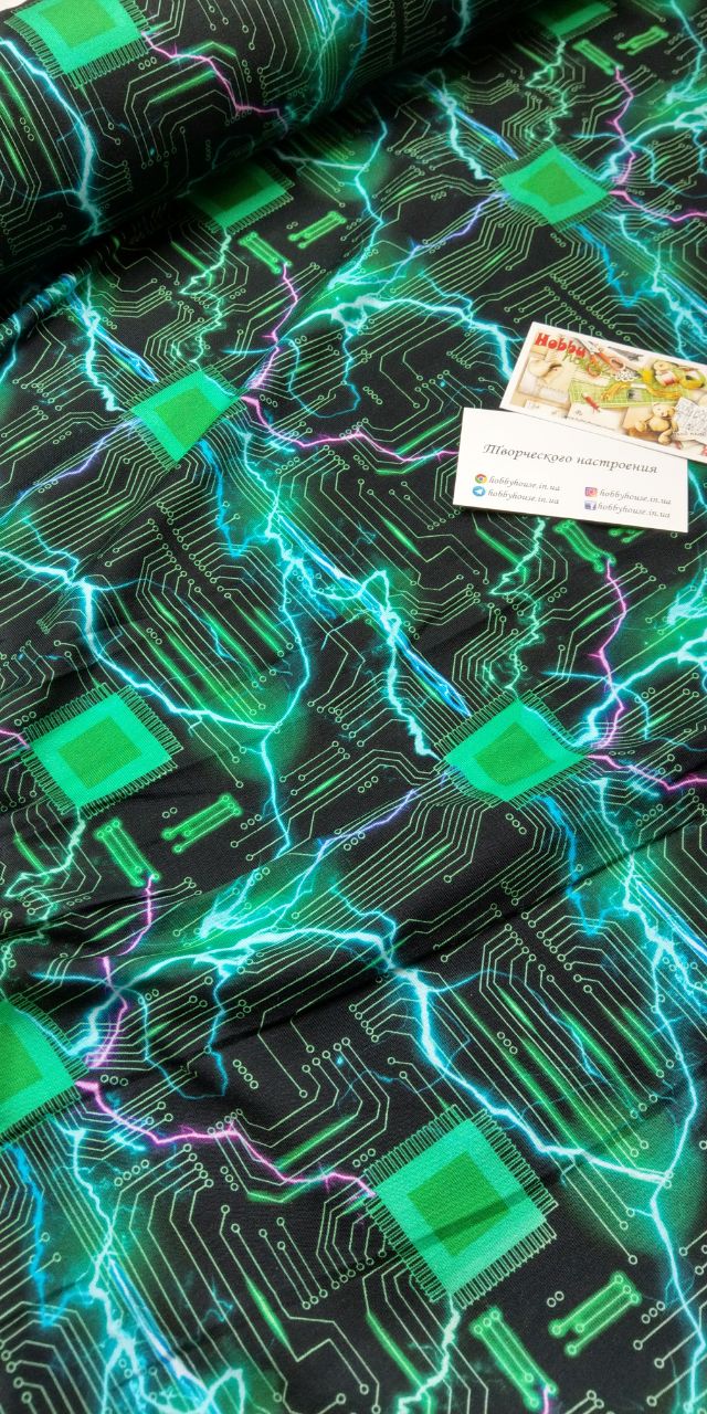 стрейч-кулір "Матриця" арт. 2502 - Зображення 2