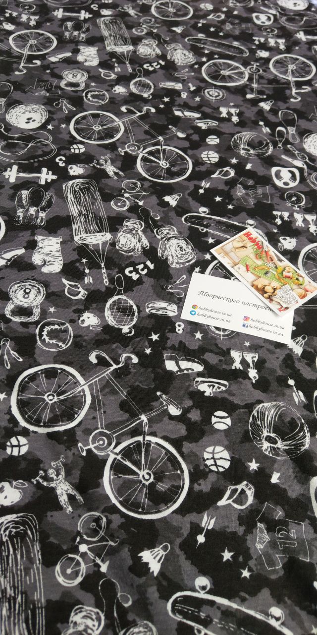 Кулір 100% бавовна "Ретро-веліки" арт2507 - Зображення 2