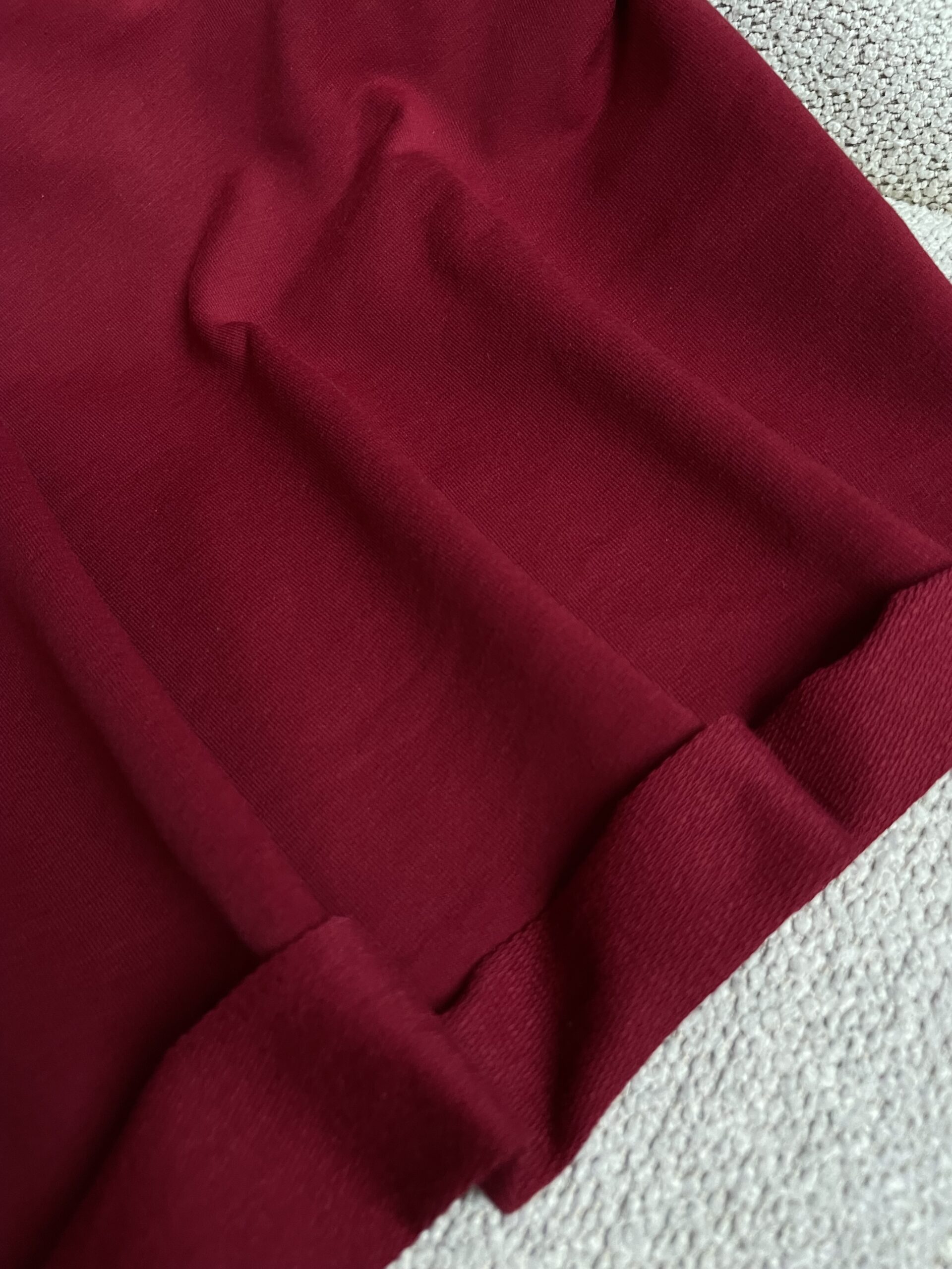 Стрейч-футер 2-нитка бордо арт. 2537 - Зображення 3