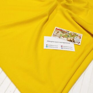 Стрейч-кулір яскраво-жовтий щ.175 г/м2 ш.180 см арт.2578