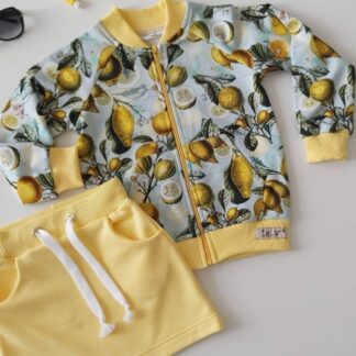 Стрейч-футер 2-нитка лимонний щербет арт. 2590