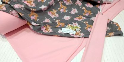 Стрейч-футер 2-нитка світло-рожевий 180 см арт. 2572 - Зображення 3