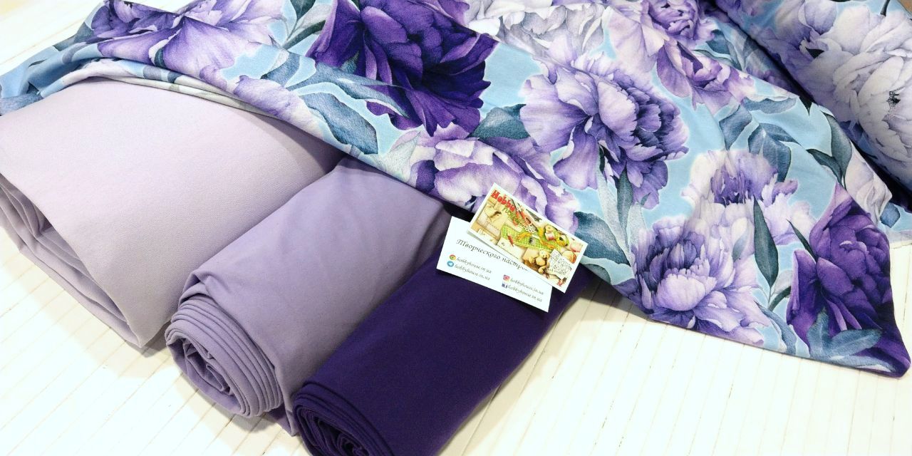 Стрейч-кулір ліловий 180 см щ.165 арт. 2573 - Зображення 3