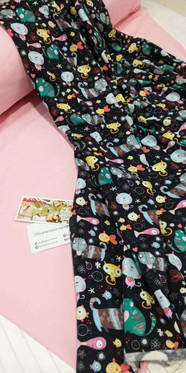 стрейч-футер 2-нитка "Коти" 180 см арт. 2469 - Зображення 4