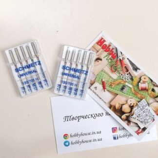 Иглы Schmetz ассорти (universal 2x75, 1x80, 1x90 и stretch 1x75) арт. 2568