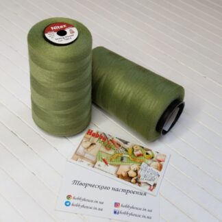 Нитки швейные Nitex 5000 ярдов 50/2 S064 папоротник арт. 2650