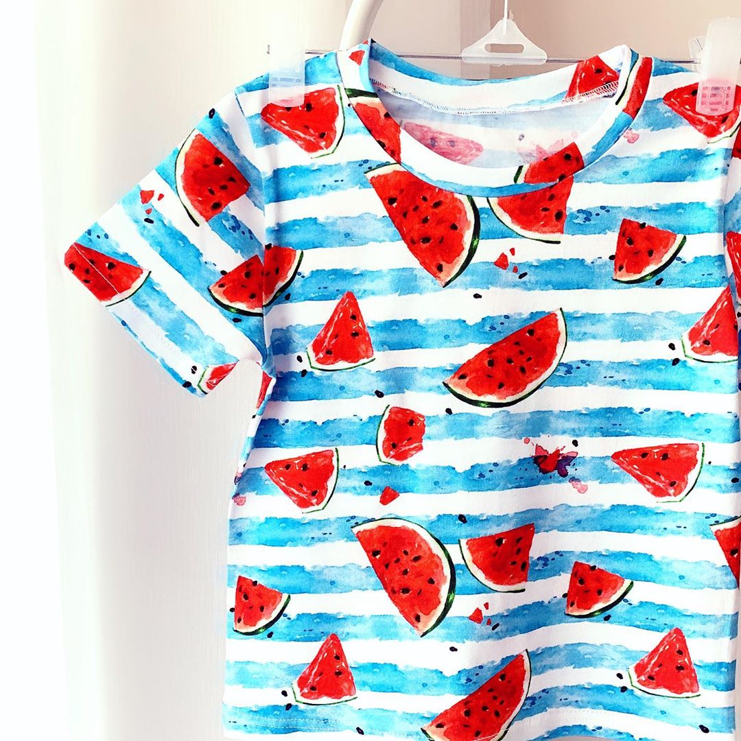 Стрейч-кулір "Кавуни тільник" арт. 2605