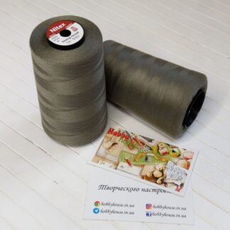 Нитки швейные Nitex 5000 ярдов 50/2 S324 полынь арт. 2649