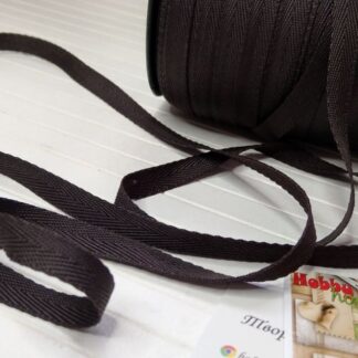 Кіперна стрічка 1 см коричнева арт. 2678