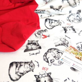 Стрейч-кулір "Коти-Харків'яни або ШО?", арт 2702