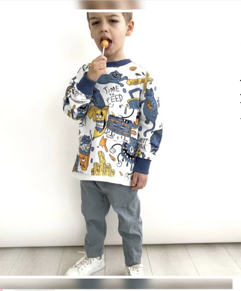 стрейч-кулір "Фастфуд", арт 2729 - Зображення 5