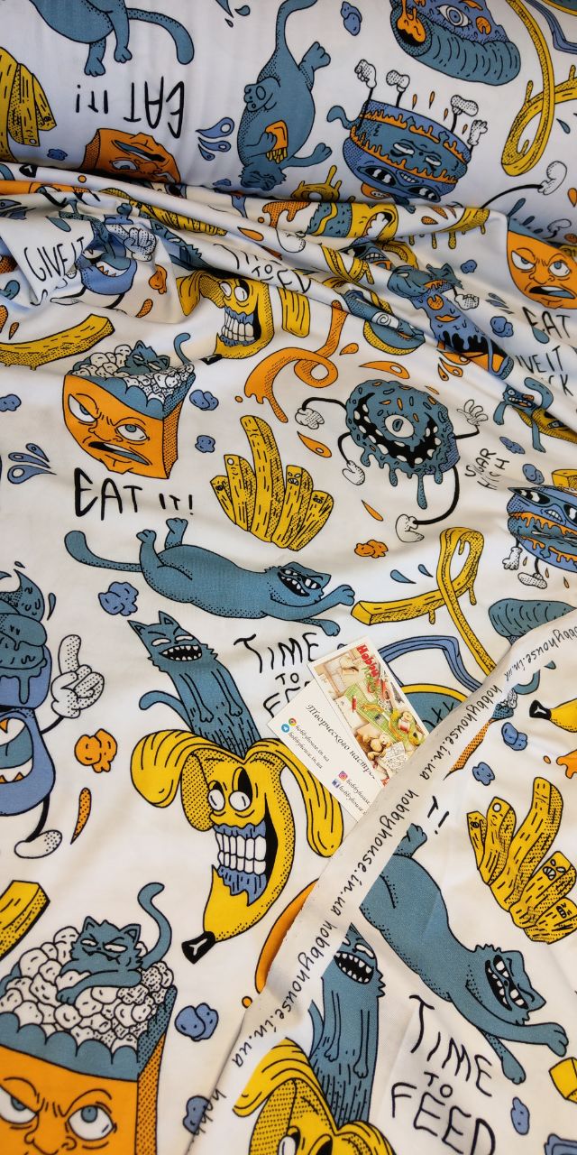 стрейч-кулір "Фастфуд", арт 2729 - Зображення 3