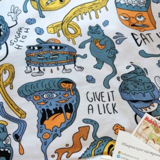 стрейч-кулір "Фастфуд", арт 2729