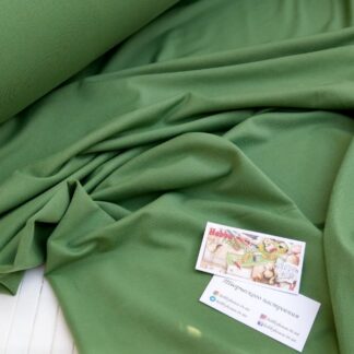 Стрейч-футер 2-нитка степовий зелений, арт 2737