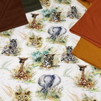 стрейч-футер Африканське сафарі, арт 2756