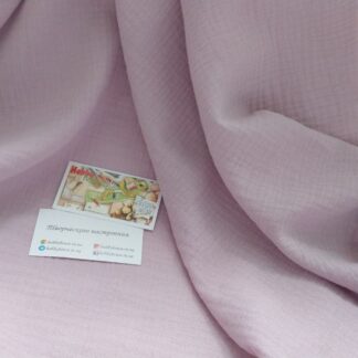 Муслін двошаровий ліловий 135 см арт. 2788