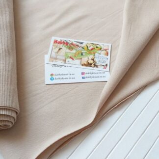 Стрейч-футер 2-нитка світлий беж, арт 2806