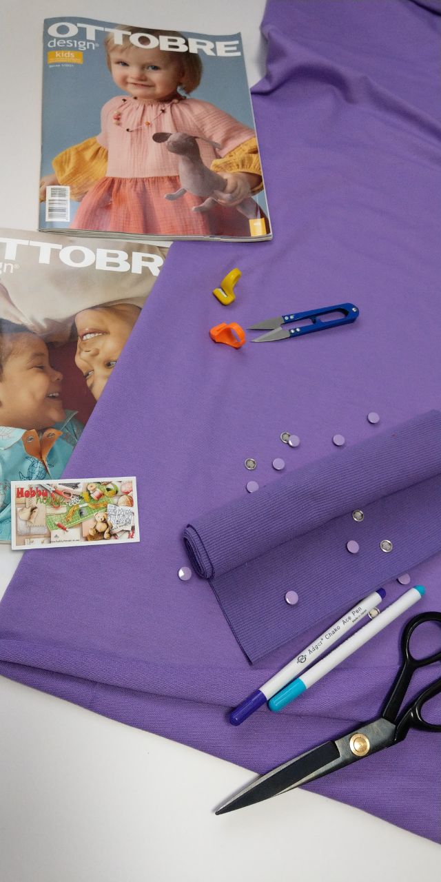 Стрейч-футер 2-нитка бузок, арт 2799 - Зображення 3