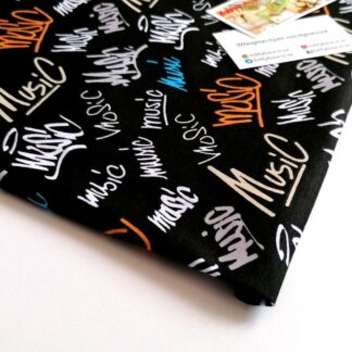 Стрейч-кулір "Музика", арт 2771