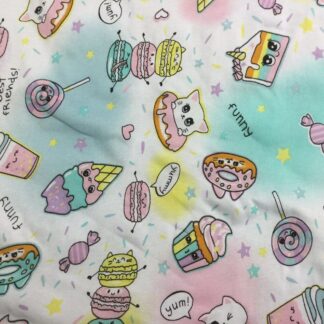 футер 3-нитка петля котопончики 180 см арт. 2813