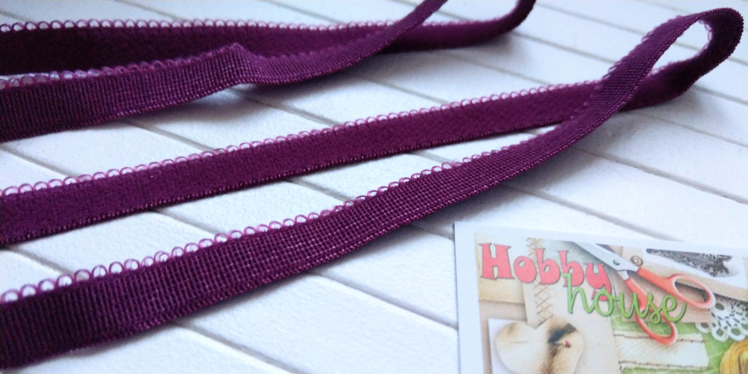 Резинка оздоблювальна, ожина, арт 2833