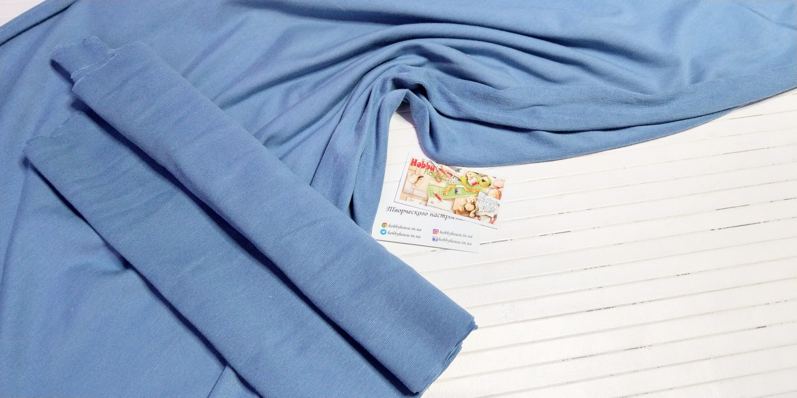 Стрейч-футер 2-нитка денім арт. 2846