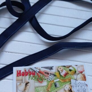 Бретель темно-синяя, шир 1см, арт 2830