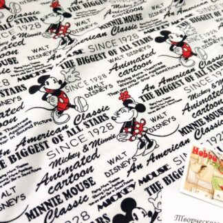 Стрейч-кулір "Мікі газета", арт 2839