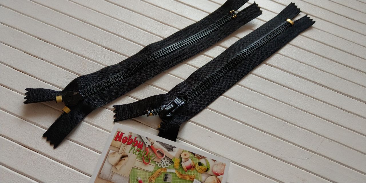 Молния трактор Барышевка черная 18 см кольцо арт. 2873 - Зображення 4