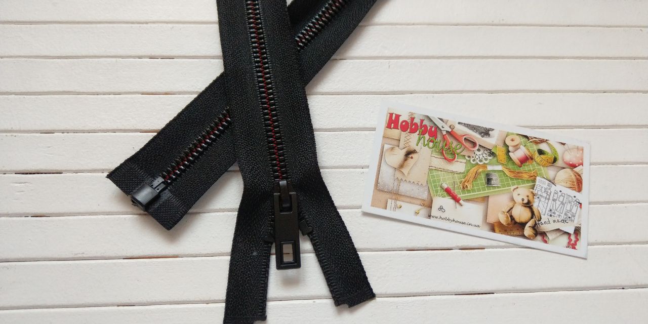 Молния трактор Барышевка черная с красным напылением 80 см арт.2878 - Зображення 2