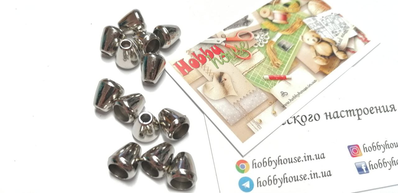 Наконечник пластик дзвіночок, арт 2884