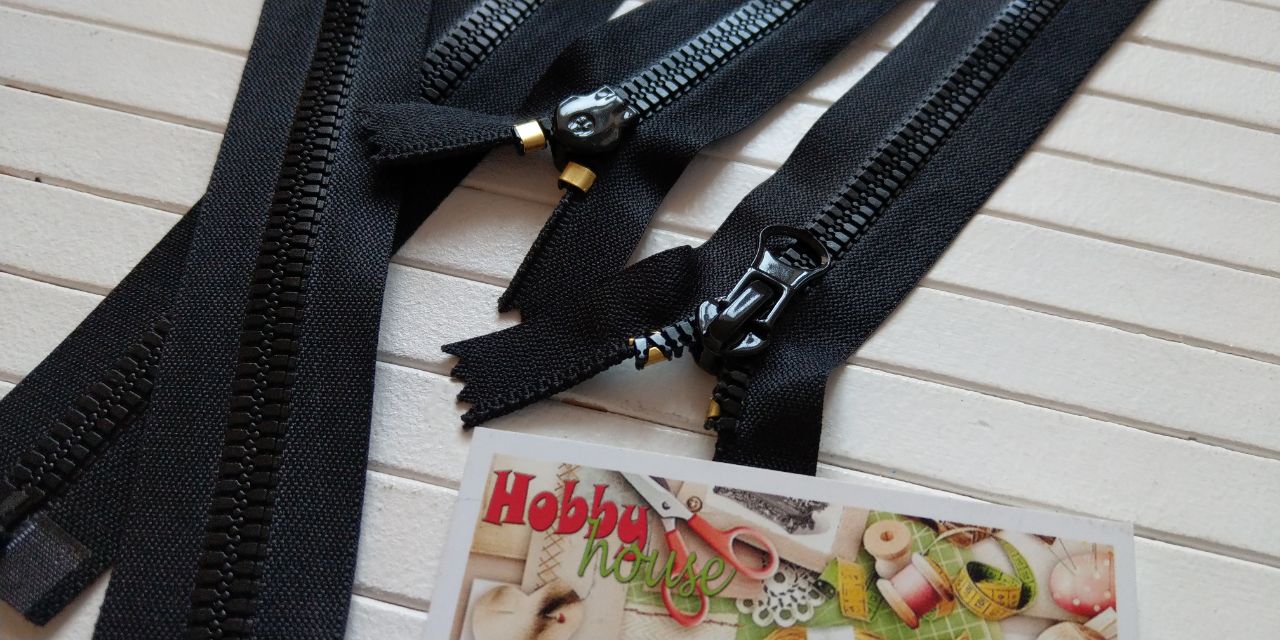 Молния трактор Барышевка черная 18 см кольцо арт. 2873 - Зображення 3