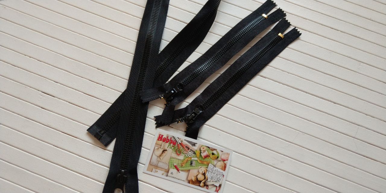 Молния трактор Барышевка черная 18 см кольцо арт. 2873 - Зображення 2